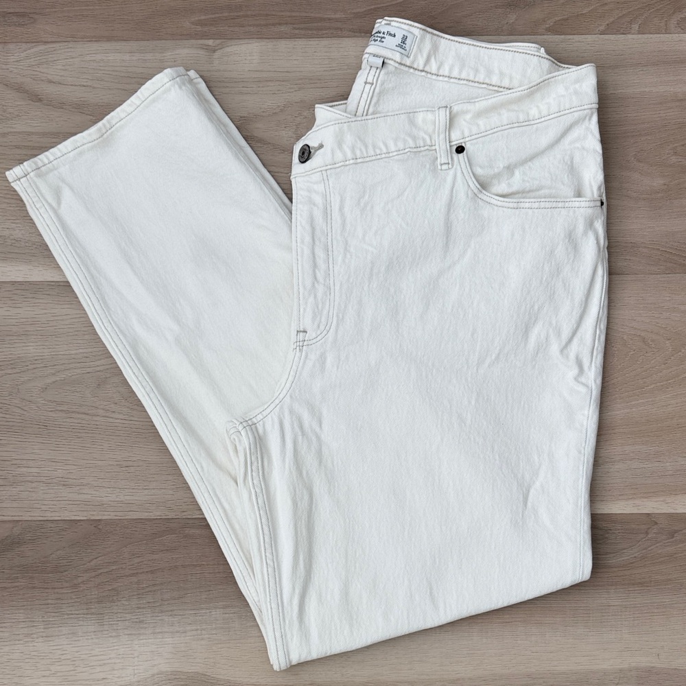 Abercrombie & Fitch High-Rise White Women’s Jeans